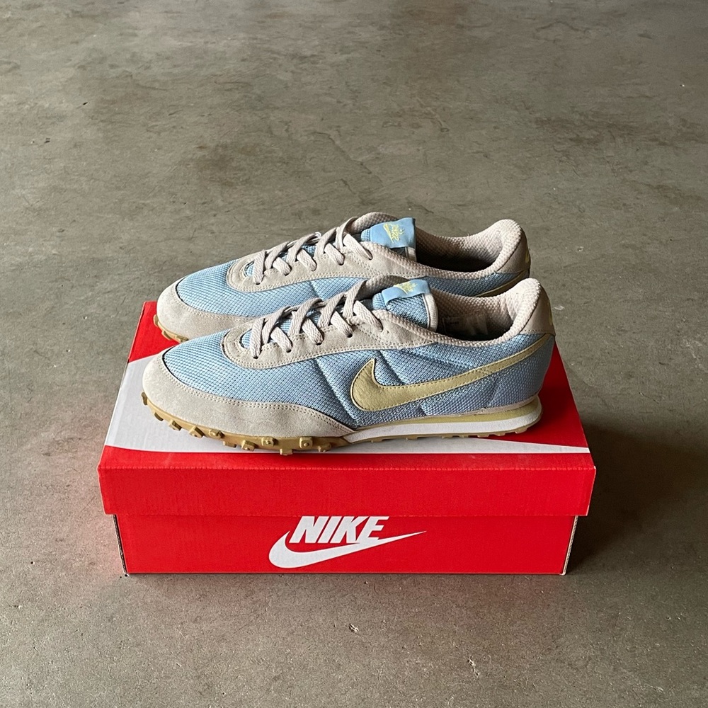 Nike Vintage Waffle Racer Blue Suede Classic/Casual Sneakers/Shoes 10.5 Womens